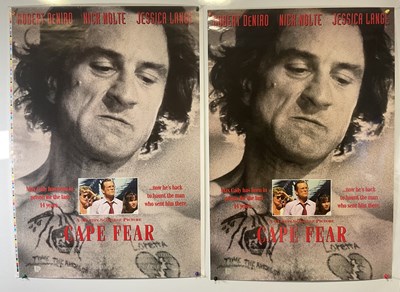 Lot 67 - CAPE FEAR (1991) - Two Style B one sheet film...