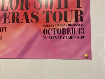 Lot 268 - TAYLOR SWIFT - THE ERAS TOUR (2023) UK Quad...