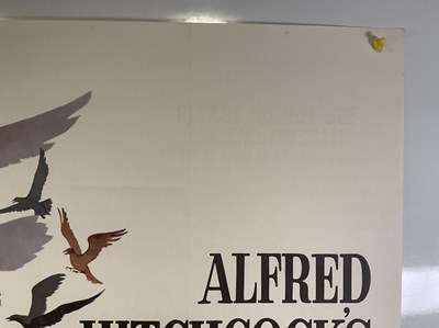 Lot 187 - THE BIRDS (1963) UK Quad film poster, Alfred...