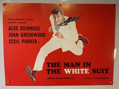 Lot 11 - THE MAN IN THE WHITE SUIT (1951) UK Quad film...
