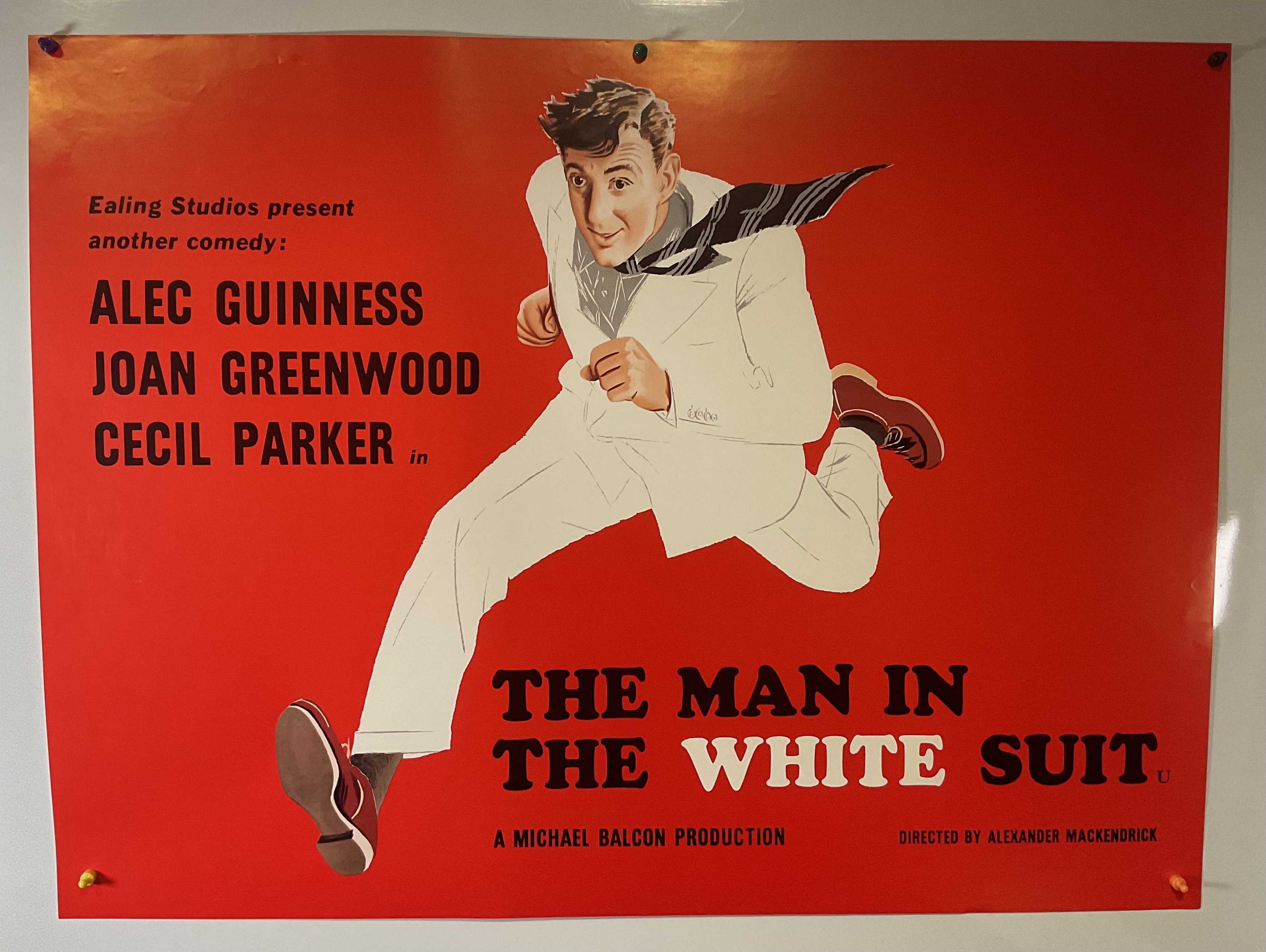 Lot 11 - THE MAN IN THE WHITE SUIT (1951) UK Quad film