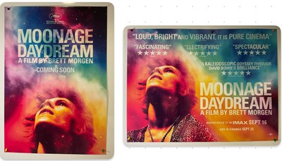 Lot 264 - MOONAGE DAYDREAM (2022) UK Quad and one sheet...