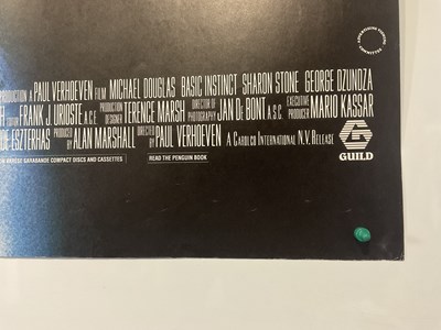 Lot 66 - BASIC INSTINCT (1992) UK Quad film poster, rolled