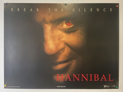 Lot 168 - HANNIBAL (2000) UK Quad film poster 'break the...