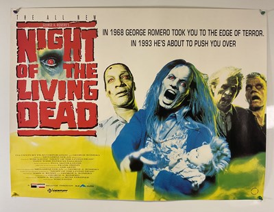 Lot 180 - NIGHT OF THE LIVING DEAD (1993) UK Quad film...