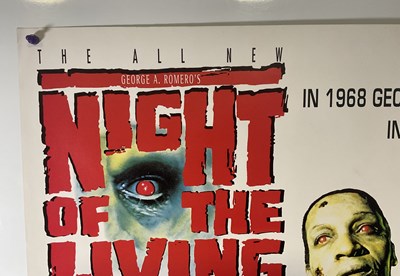 Lot 180 - NIGHT OF THE LIVING DEAD (1993) UK Quad film...