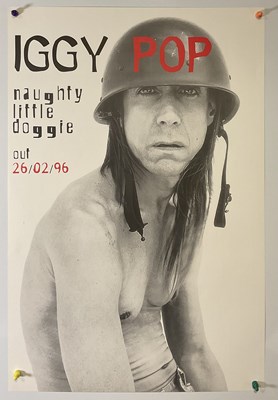 Lot 258 - IGGY POP - A promotional poster for 'Naughty...