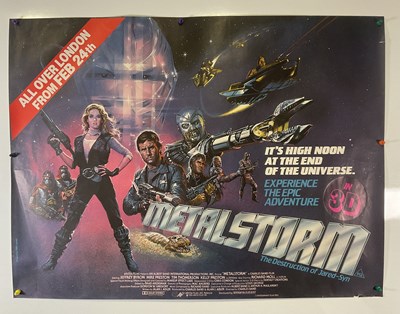 Lot 136 - METAL STORM (1983) UK Quad film poster,...