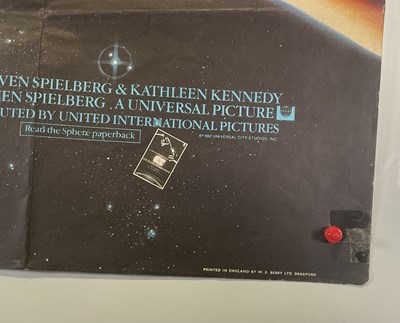 Lot 147 - E.T THE EXTRA TERRESTRIAL (1982) UK Quad film...