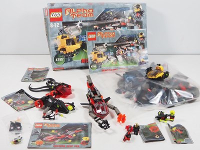 Lot 14 - LEGO - ALPHA TEAM - A group of six Mission...