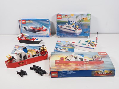 Lot 23 - LEGO - BOAT - A group of three boats...