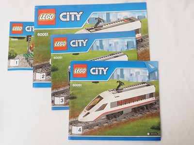 Lot 56 - LEGO - CITY #60051 RC Train - High Speed...