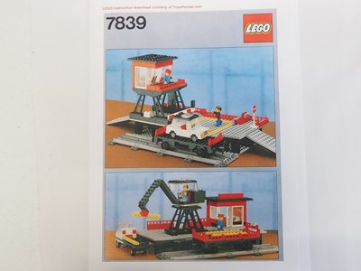 Lot 62 - LEGO - TRAIN #7839 - 12v Car Transport Depot -...
