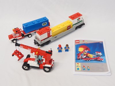 Lot 74 - LEGO - TRAIN #4549 9v Container Double Stack -...