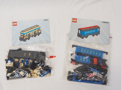 Lot 82 - LEGO - TRAIN - 9v My Own Train - A pair of...