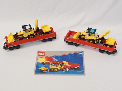 Lot 85 - LEGO - TRAIN #4543 9v Railroad Tractor Flatbed...