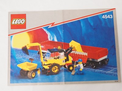 Lot 85 - LEGO - TRAIN #4543 9v Railroad Tractor Flatbed...