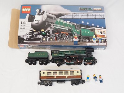 Lot 96 - LEGO - TRAIN #10194 RC Train - Emerald Night -...