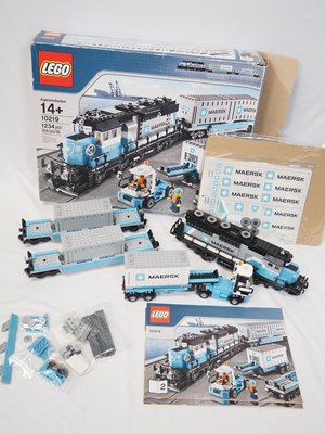 Lot 97 - LEGO - TRAIN #10219 RC Train - Maersk...