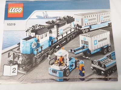 Lot 97 - LEGO - TRAIN #10219 RC Train - Maersk...
