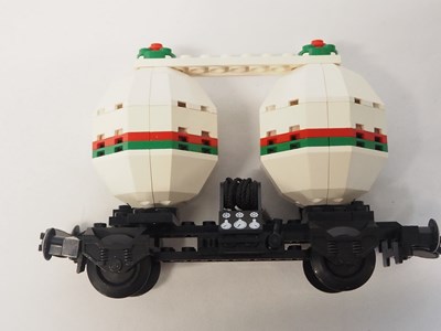 Lot 99 - LEGO - TRAIN #4537 9v Twin Tank Transport -...