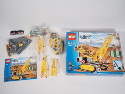 Lot 107 - LEGO - CITY #7632 Construction Crawler Crane -...