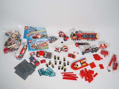 Lot 116 - LEGO - CITY - A large lucky dip lot of 'Fire'...