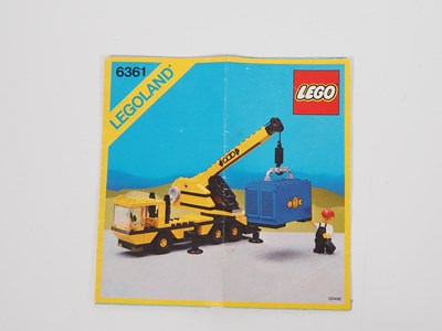 Lot 151 - LEGO - TOWN #6361 Mobile Crane (unboxed) and #...