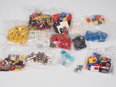 Lot 198 - LEGO - A large selection of windows, doors,...