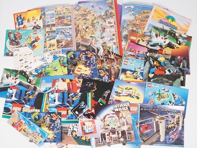 Lot 203 - LEGO - A group of mixed posters and catalogues...