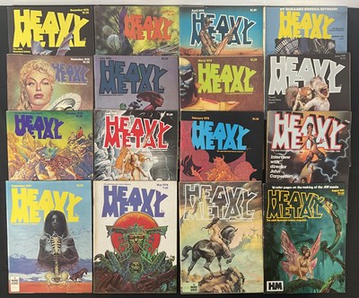 Lot 338 - A group of HEAVY METAL MAGAZINES to include...