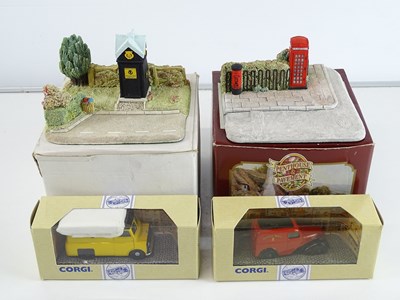 Lot 181 - A pair of resin dioramas by CLASSIC HERITAGE...