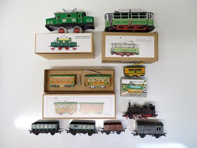 Lot 30 - VINTAGE TOYS: A group of reproduction tinplate...