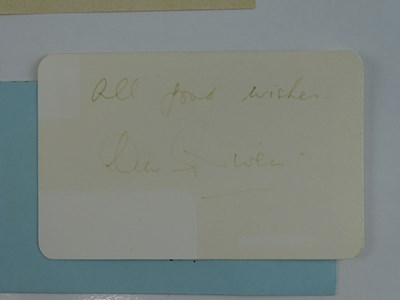 Lot 124 - A handwritten letter and envelope together...