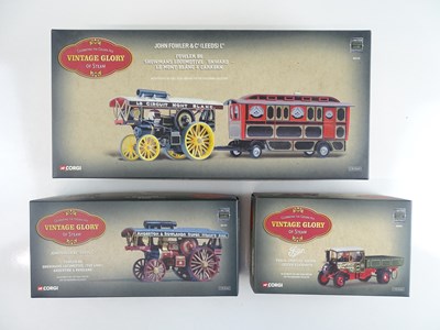 Lot 182 - A group of CORGI "Vintage Glory" series steam...