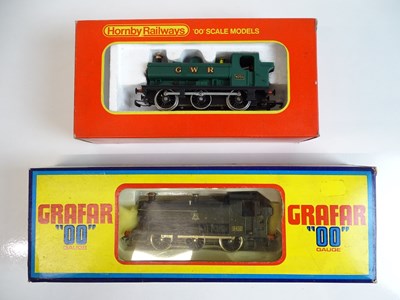 Lot 379 - OO SCALE MODEL RAILWAYS: A pair of pannier...