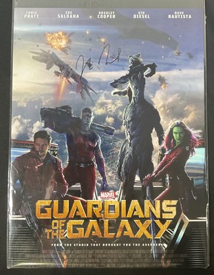 Lot 374 - A mini poster for Guardians of the Galaxy...