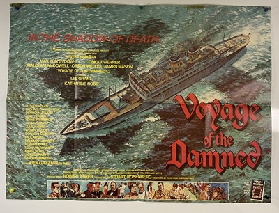 Lot 84 - VOYAGE OF THE DAMNED (1976) UK Film poster for...