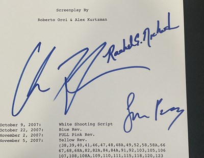 Lot 362 - A facsimile STAR TREK shooting script signed...