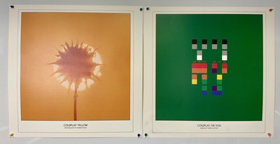 Lot 251 - A set of 6 COLDPLAY record design lithographs...