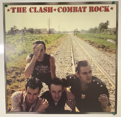 Lot 272 - THE CLASH - A group of album artwork...