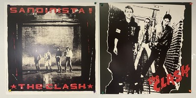 Lot 272 - THE CLASH - A group of album artwork...