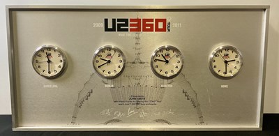 Lot 167 - A commemorative clock for the 2009/2011 U2 360...