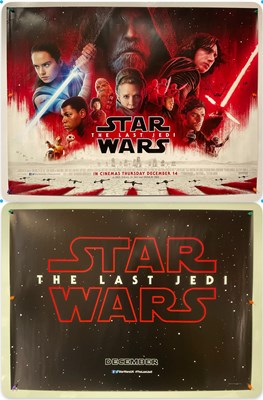 Lot 252 - STAR WARS: THE LAST JEDI (2017) A UK Quad...