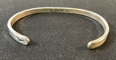 Lot 180 - A prototype solid sterling silver bracelet...