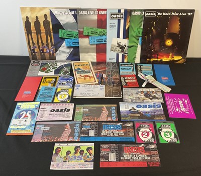 Lot 166 - A collection of unused OASIS gig and festival...