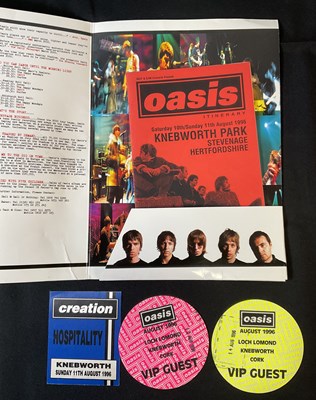 Lot 166 - A collection of unused OASIS gig and festival...