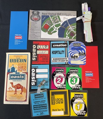 Lot 166 - A collection of unused OASIS gig and festival...