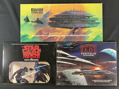 Lot 304 - STAR WARS - A group of three Star Wars artwork...