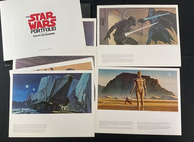 Lot 304 - STAR WARS - A group of three Star Wars artwork...